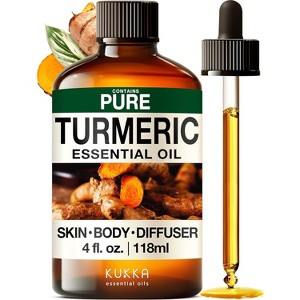 KUKKA Turmeric Oil for Skin - 4 Fl Oz - for Hair, Skin, Diffuser, Aromatherapy & DIY Soap Making Scent - 1 of 1