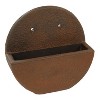 Sunnydaze Indoor/Outdoor Round Polyresin Wall-Mounted Flower Pot Planter - 12" - 4 of 4