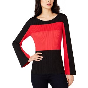 I.N.C International Concepts Womens Colorblock Pullover Sweater, Red, XX-Large - 1 of 1