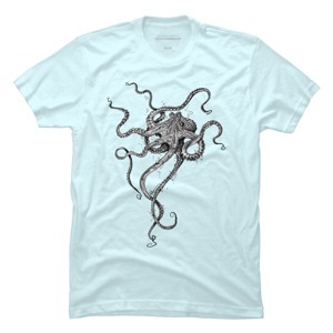 Men's Design By Humans Octopus By TAOJB T-Shirt - 1 of 3