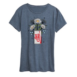 Women's - Diet Coke - Flowers In Can Short Sleeve Graphic T-Shirt - 1 of 4