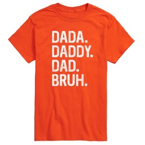 Men's - Instant Message - Dada Daddy Dad Bruh Short Sleeve Graphic T-Shirt - 1 of 4