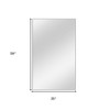 HomeRoots 59" Silver Metal Framed Accent Mirror - 3 of 3