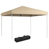 DSVIMOY 13'*13' Pop Up Canopy Tent, Outdoor Instant Gazebo Sun Shade Shelter for Catering, Wedding, Beige, 157.2"*157.2"*124.8" - 4 of 4