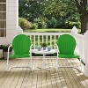 Griffith 3pc Outdoor Conversation Set - Kelly Green - Crosley - 4 of 4