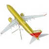 Boeing 737 MAX 8 Commercial Aircraft "Southwest Airlines" Gold and Red "Gemini 200" 1/200 Diecast Model Airplane by GeminiJets - 3 of 3