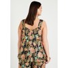 June + Vie by Roaman's Women's Plus Size V-Neck Swing Tank - 3 of 4