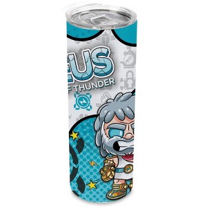 SMASHCRAFT 20 ounce Stainless Steel Double Walled Insulated Travel Tumbler Coffee Mug Cup, Zeus Chibi - 1 of 1