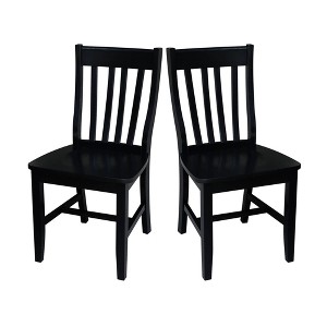 Set of 2 Cafe Chairs - International Concepts - 1 of 4