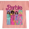 Girls' - Barbie - Barbie 70S Panels- Girls Fitted Short Sleeve Graphic T-Shirt Fitted Short Sleeve Graphic T-Shirt - 2 of 4