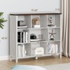Wooden 9 Cube Bookcase, Display Cabinet Rack, Bookshelf Storage Organizer - 2 of 4