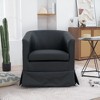 CENGHU Modern Accent Chair, 27.36" Wide Swivel Chair, Upholstered Arm Chair for Living Room, Bedroom - 2 of 4