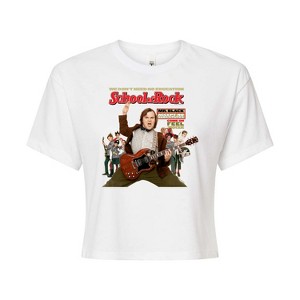 Women's - School of Rock - Movie Cover Cropped Graphic T-Shirt - 1 of 4
