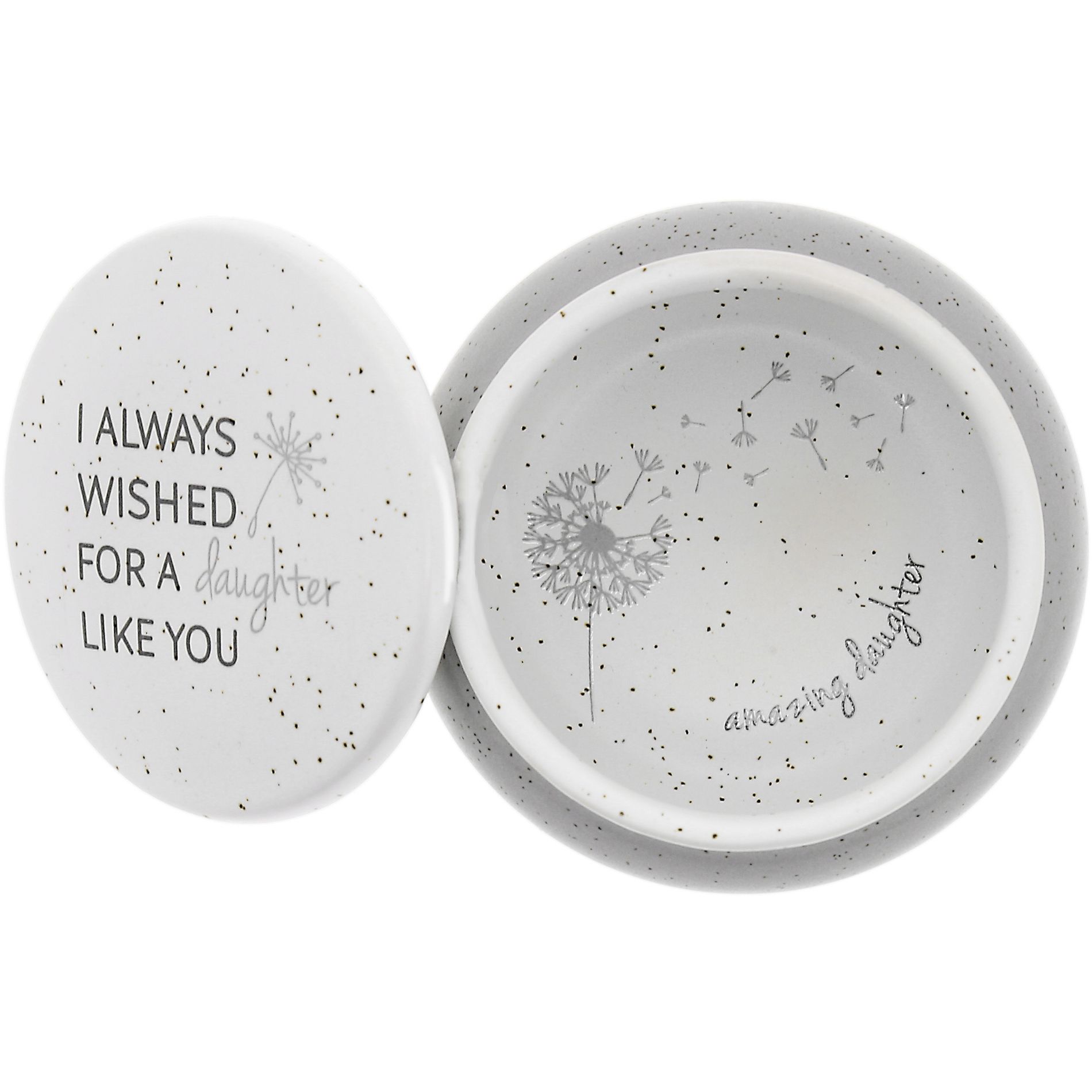 Pavilion Gift Company - I Always Wished For A Daughter Like You Keepsake Ceramic Jewelry Box