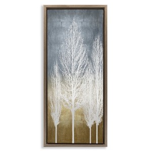 Stupell Industries Tall Tree Silhouettes Abstraction, 15" x 31" - 1 of 4