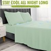4 Piece Viscose from Bamboo Cooling sheets Ultra Soft 100% Organic Deep Pocket Luxury Bed Sheets with Pillowcases - Lux Decor Collection - 3 of 4