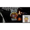 Ultimate innovations Lighted Owl Faux Moss Garden Friend Glass & Polyresin Decorative Sculptures - 2 of 4