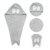 Unique Bargains Water-absorbent Double Bow Hair Towel 1 Pc - 3 of 4