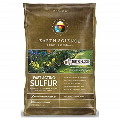 Earth ScienceFast Acting Soil Sulphur, 25lbs