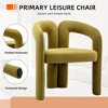MOONMISS Contemporary Designed Velvet Fabric Upholstered Accent/Dining Chair for Living Room set of 2 - 3 of 4