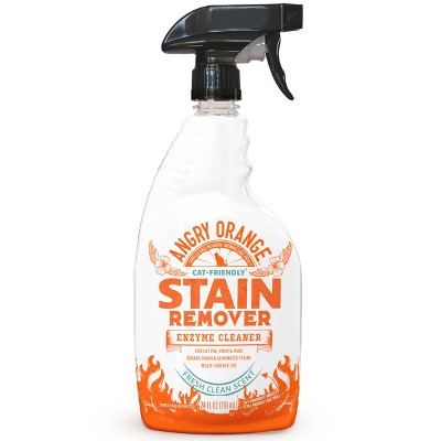 Angry Orange Cat-friendly Enzyme Stain Cleaner Spray - 24 Fl Oz : Target