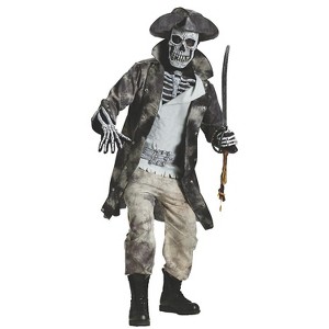 Men's Ghost Pirate Costume - 1 of 2