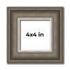 PosterPalooza | Square Weathered Black Picture Frame - UV Acrylic, Foam Board Backing, Hanging Hardware - 2 of 4