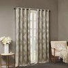 VYNXARIA 50*84" Ogee Knitted Jacquard Total Blackout Curtain Panel,taupe(Only 1 Pc Panel) - 2 of 4