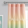 Lush Decor Rainbow Ombre Nerina Window Curtain Rainbow Pair 36x63 - 2 of 4