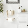Design Imports Gold Farmhouse Toilet Paper Holder - 2 of 4