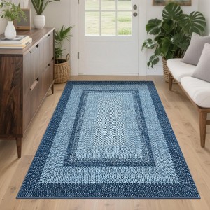 Hallway Runner  Rug Washable Soft Carpet - Non Slip Modern Floor Runner for Bedroom, Kitchen, Living Room - 1 of 4