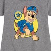 - Paw Patrol - Chase Sketch Graphic Short Sleeve Fleece Dress - 2 of 4