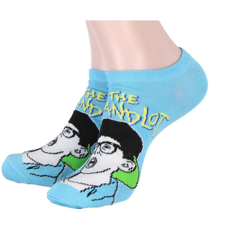 The Sandlot Squints Ham L7 Weenie Baseball Icons No-Show Ankle Socks 5 Pair Multicoloured, 2 of 7