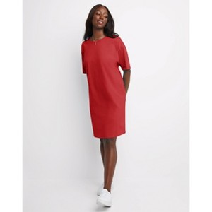Hanes Essentials Women's T-Shirt Dress, Cotton - 1 of 4