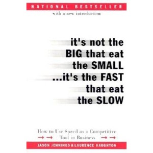 It's Not the Big That Eat the Small...It's the Fast That Eat the Slow - by  Jason Jennings (Paperback) - 1 of 1