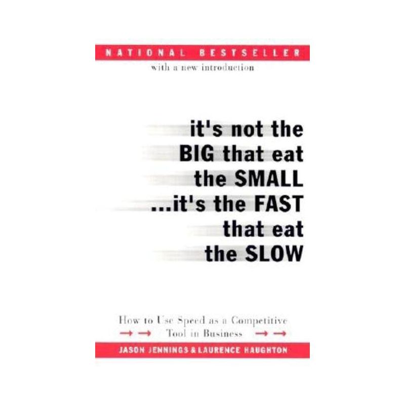 It's Not the Big That Eat the Small...It's the Fast That Eat the Slow - by  Jason Jennings & Laurence Haughton (Paperback), 1 of 2