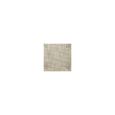Beige Tufted Wingback Accent Chair with Brown Legs