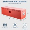 Industrial Steel Truck Tool Box w/Gas-Shock Lid,Pry-Resistant Security & Weatherproofing Toolbox Organizer - 4 of 4