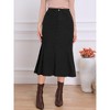 INSPIRE CHIC Office Corduroy High Waisted Fishtail western bodycon Vintage Midi Skirts - 4 of 4
