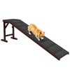 JUJABU Brown PawHut Dog Ramp for Bed - 2 of 4