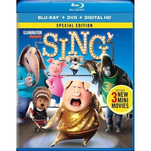 Sing (blu-ray + Dvd + Digital) : Target