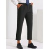 Lars Amadeus Men's Lightweight Two Buttons Pleated Front Dress Pants - 2 of 4