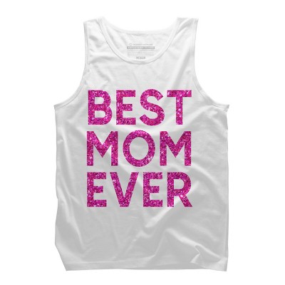 Men's Design By Humans Best Mom Ever Confetti Text By MeowShop Tank Top
