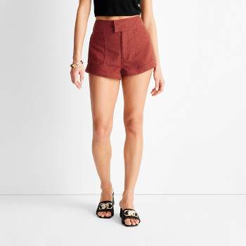 Women's High-Rise Boucle Mini Shorts - Future Collective™ with Jenny K. Lopez