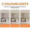 Sapphtopaz Small Vanity Desk with Mirror Dressing Table with Chair, Drawers for Bedroom, Dressing Room, Bathroom - 3 of 4