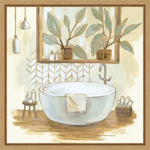 Amanti Art Sage Bathroom I By Silvia Vassileva Canvas Wall Art Print ...