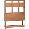 YOOCOZZ Fir Wood Outdoor Potting Bench, Garden Work Table with Hutch, Drawer and Adjustable Shelves - 3 of 4