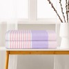 Unique Bargains Soft Light Weight Absorbent Quick Dry Cotton Bath Towels for Daily Use 2 Packs - 3 of 4