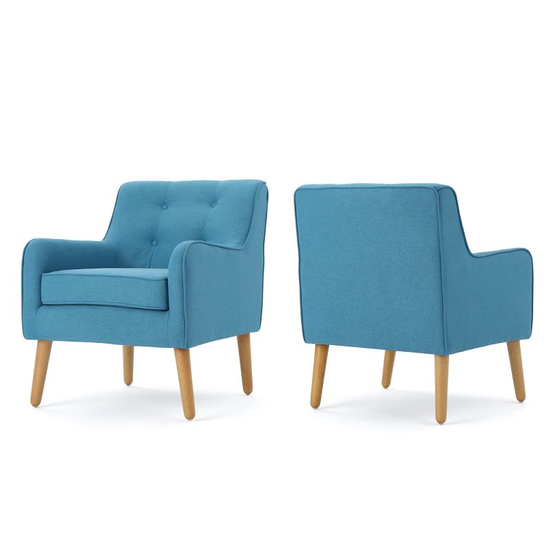 Set of 2 Felicity Mid-Century Armchairs - Christopher Knight Home, 1 of 7