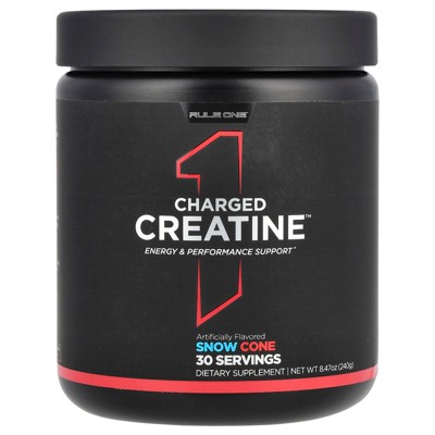 Rule One Proteins Charged Creatine, Snow Cone, 8.47 oz (240 g)